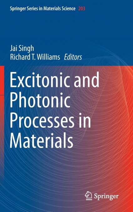 Excitonic and Photonic Processes in Materials