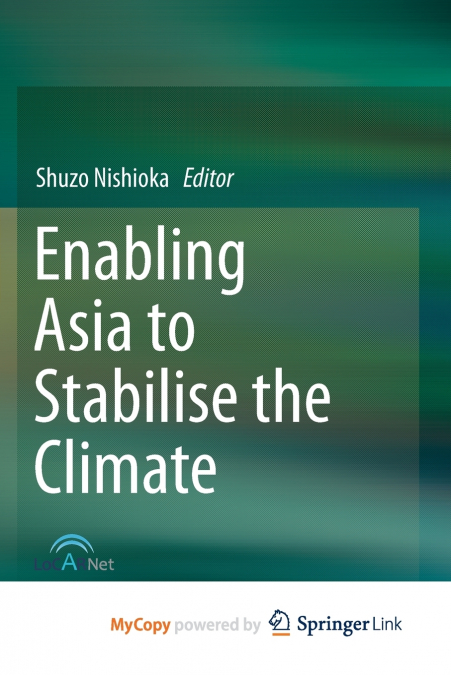Enabling Asia to Stabilise the Climate