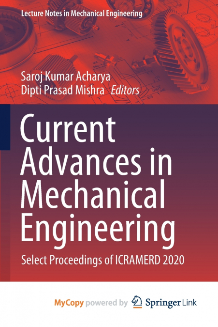 Current Advances in Mechanical Engineering