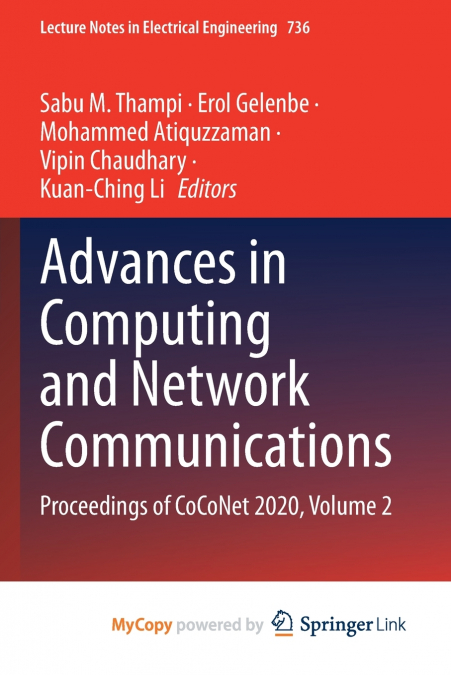 Advances in Computing and Network Communications