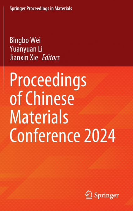 Proceedings of Chinese Materials Conference 2024