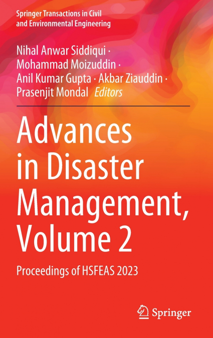 Advances in Disaster Management, Volume 2