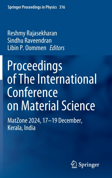 Proceedings of The International Conference on Material Science