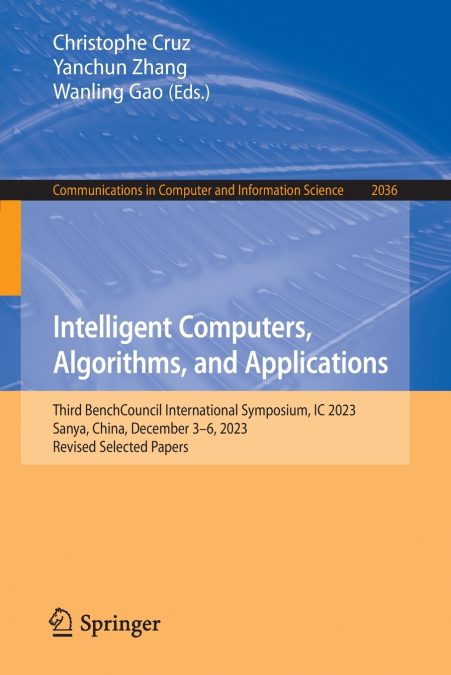 Intelligent Computers, Algorithms, and Applications