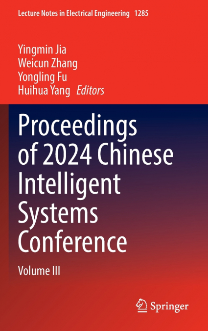 Proceedings of 2024 Chinese Intelligent Systems Conference