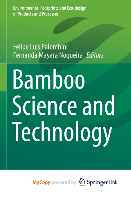 Bamboo Science and Technology