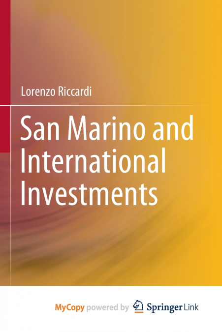 San Marino and International Investments