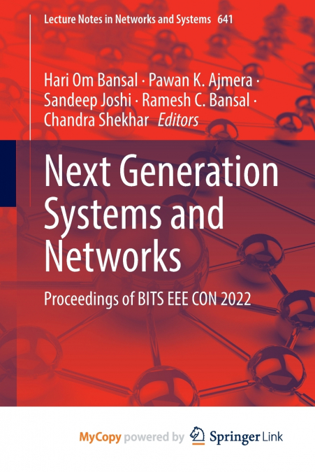 Next Generation Systems and Networks