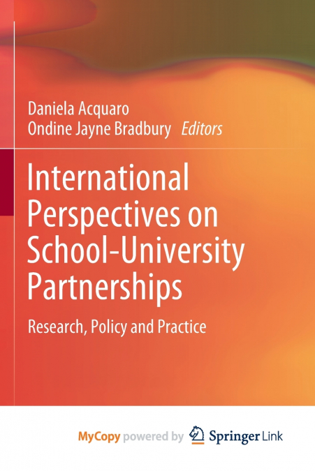 International Perspectives on School-University Partnerships