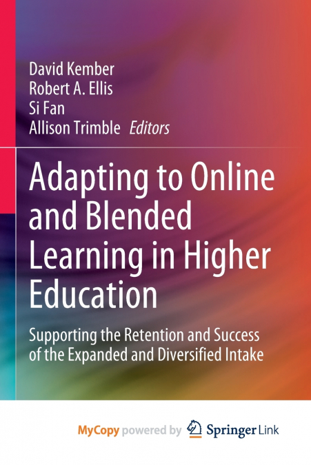 Adapting to Online and Blended Learning in Higher Education