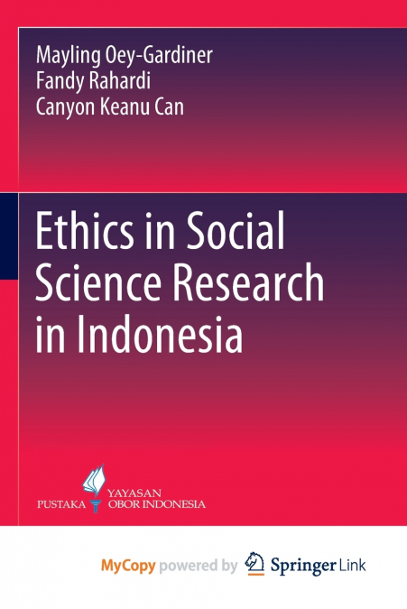 Ethics in Social Science Research in Indonesia