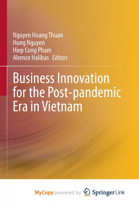 Business Innovation for the Post-pandemic Era in Vietnam