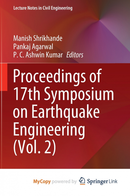 Proceedings of 17th Symposium on Earthquake Engineering (Vol. 2)
