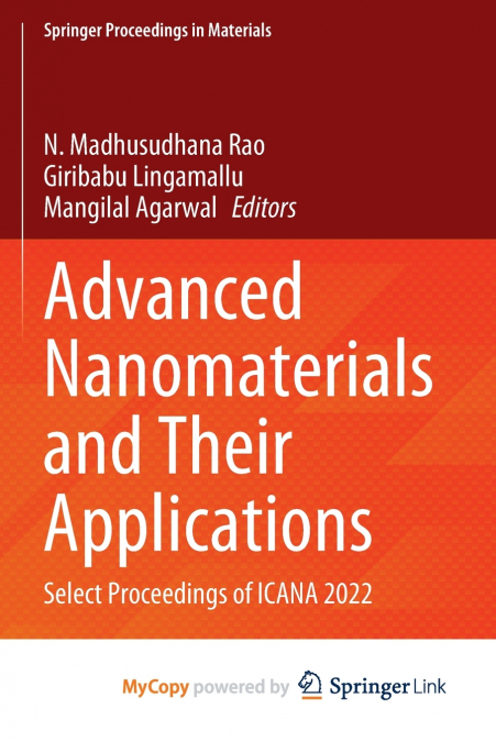 Advanced Nanomaterials and Their Applications