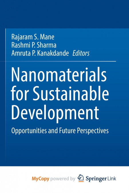 Nanomaterials for Sustainable Development