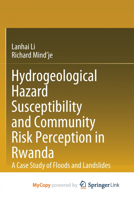 Hydrogeological Hazard Susceptibility and Community Risk Perception in Rwanda