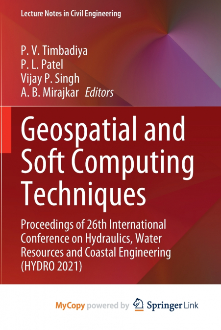 Geospatial and Soft Computing Techniques