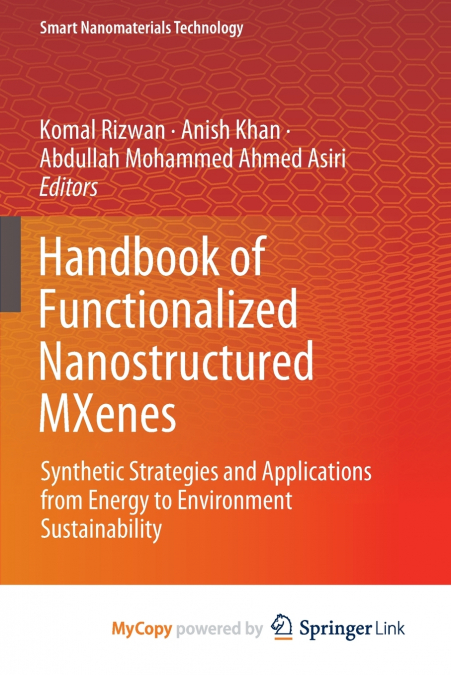 Handbook of Functionalized Nanostructured MXenes