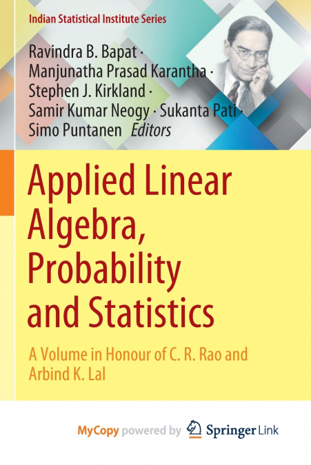 Applied Linear Algebra, Probability and Statistics