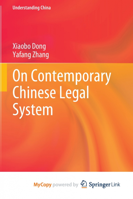 On Contemporary Chinese Legal System