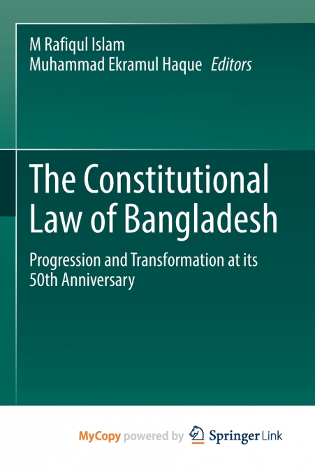 The Constitutional Law of Bangladesh