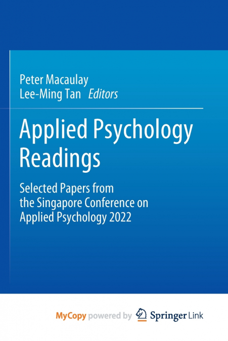 Applied Psychology Readings