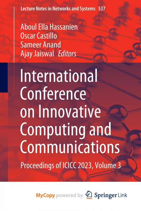 International Conference on Innovative Computing and Communications