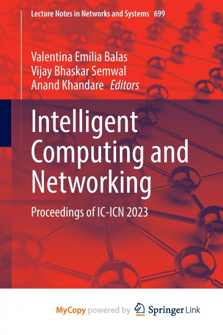 Intelligent Computing and Networking