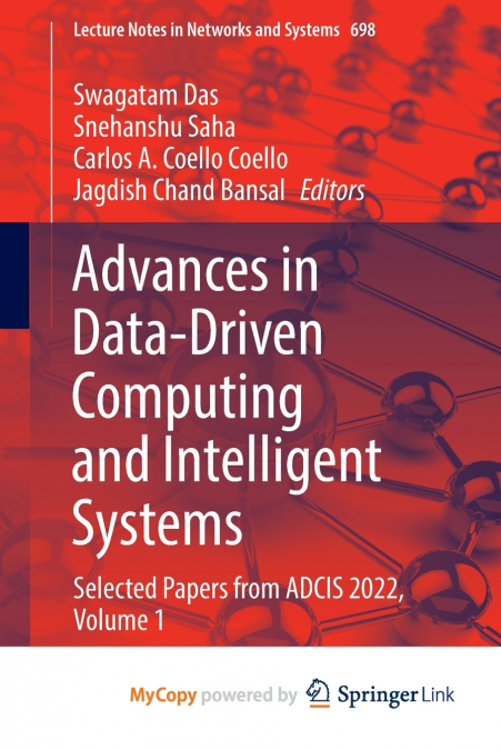 Advances in Data-Driven Computing and Intelligent Systems