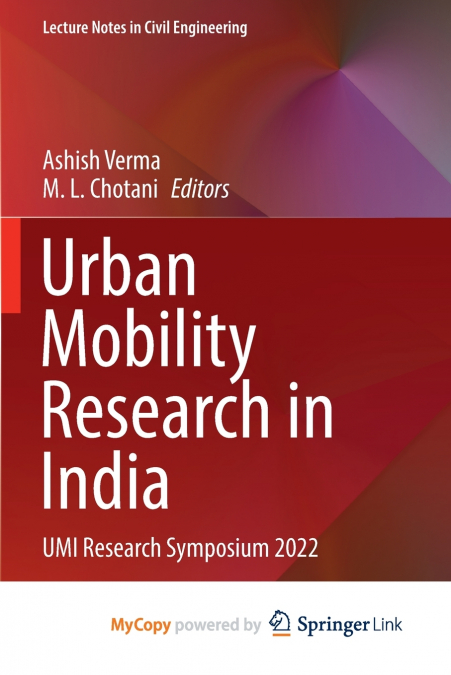 Urban Mobility Research in India