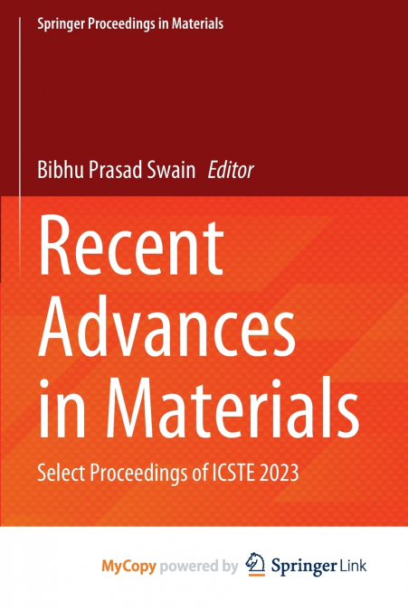 Recent Advances in Materials
