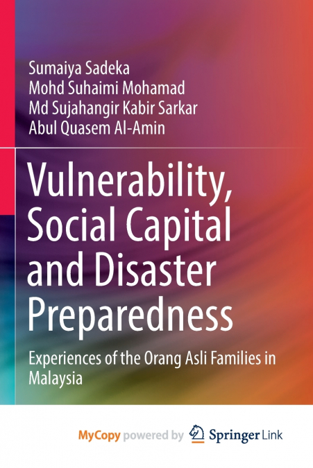Vulnerability, Social Capital and Disaster Preparedness