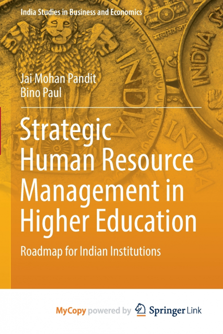 Strategic Human Resource Management in Higher Education