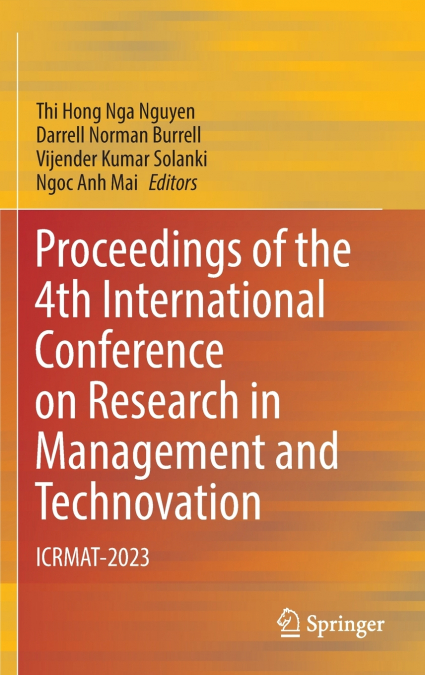 Proceedings of the 4th International Conference on Research in Management and Technovation