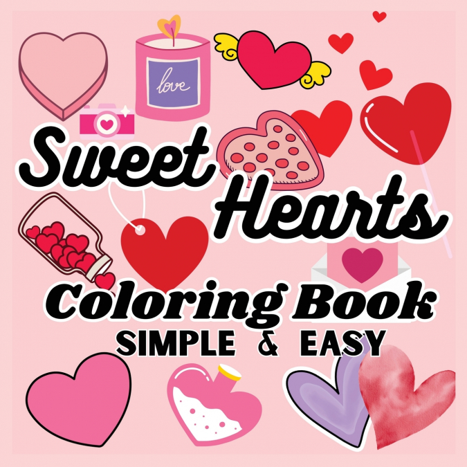 Sweet Hearts Coloring Book