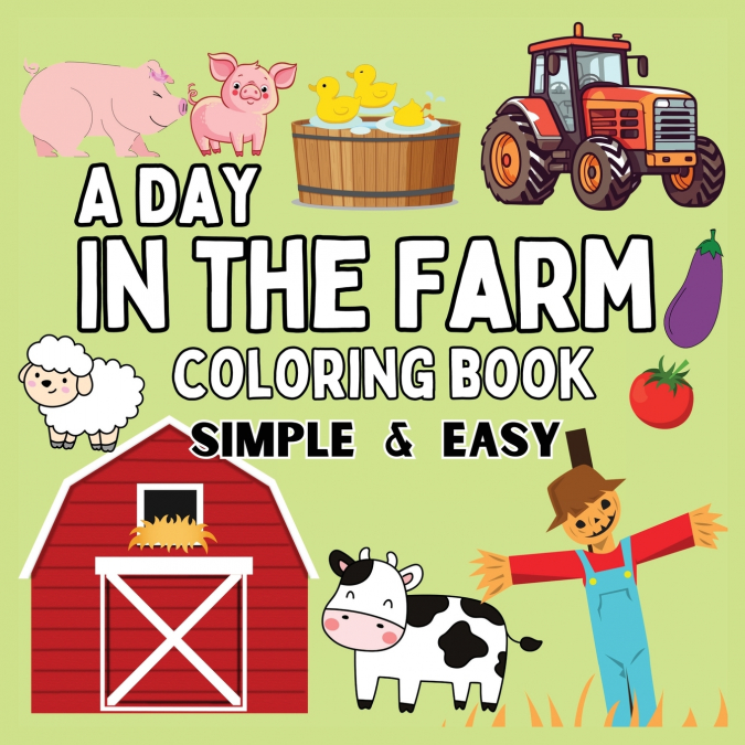 On the Farm Coloring Book