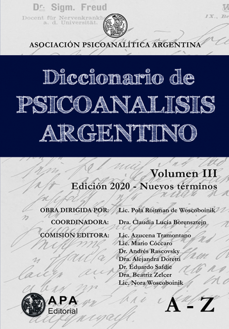 Diccionario de psicoanálisis Argentino Vol. 3