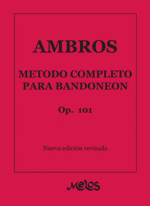 BA9122 - Método completo para bandoneón - Op. 101