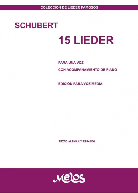 BA8714 - 15 Lieder - Schubert