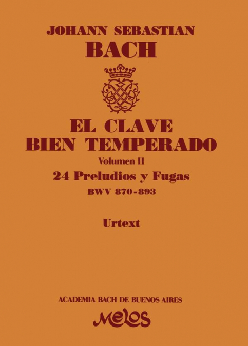 BA13394 - El clave bien temperado - Volúmen 2
