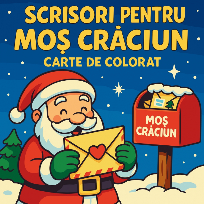 Scrisori pentru Moș Crăciun - Carte de colorat