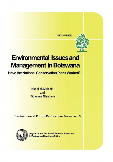 Environmental Issues in Botswana. A Handbook