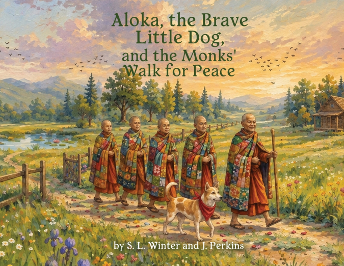 Aloka, the Brave Little Dog, and the Monk’s Walk for Peace