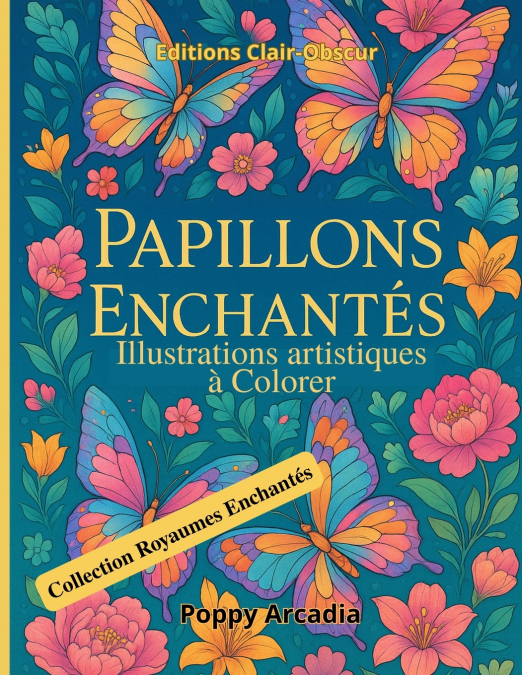 Papillons Enchantés - Illustrations artistiques à Colorer