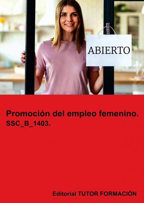 Promoción del empleo femenino. SSC_B_1403.