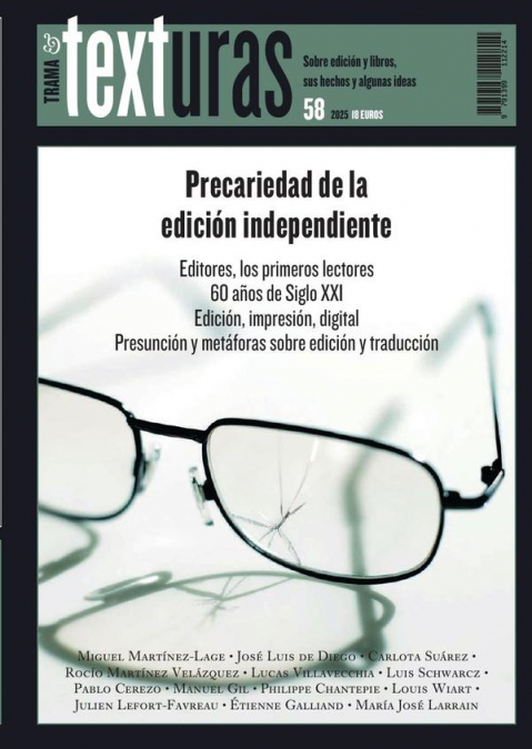Texturas 58: Precariedad de la edición independiente