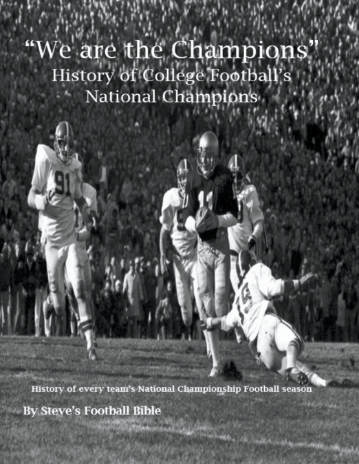'We are the Champions' - College Football’s National Champions