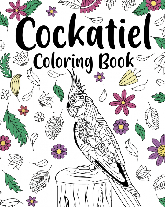 Cockatiel Coloring Book