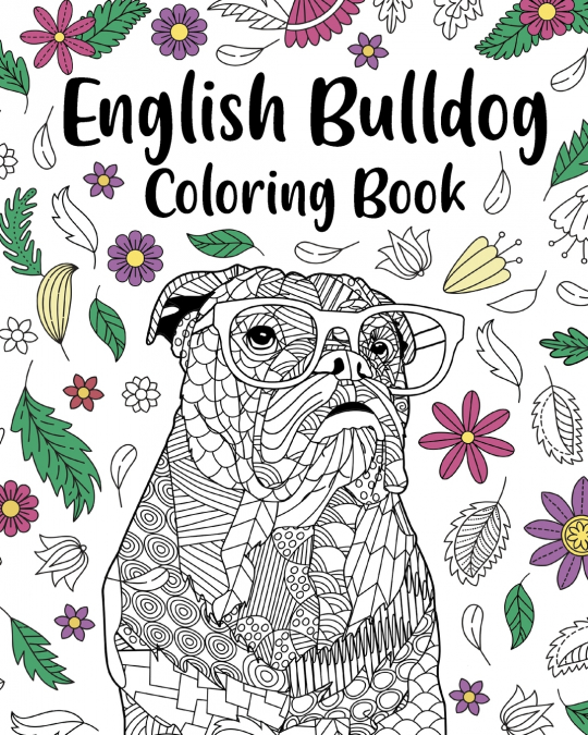 English Bulldog Coloring Book