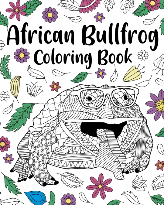 African Bullfrog Coloring Book